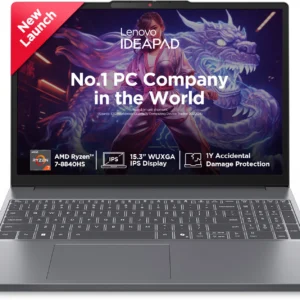 Lenovo IdeaPad Slim 3 AMD Ryzen 7 Octa Core 8840H Office 2024 and Backlit Keyboard AMD Ryzen 7 Octa Core 8840HS - (24 GB/1 TB SSD/Windows 11 Home) 15AHP10 Thin and Light Laptop (15.3 Inch, Luna Grey, 1.59 Kg, With MS Office)