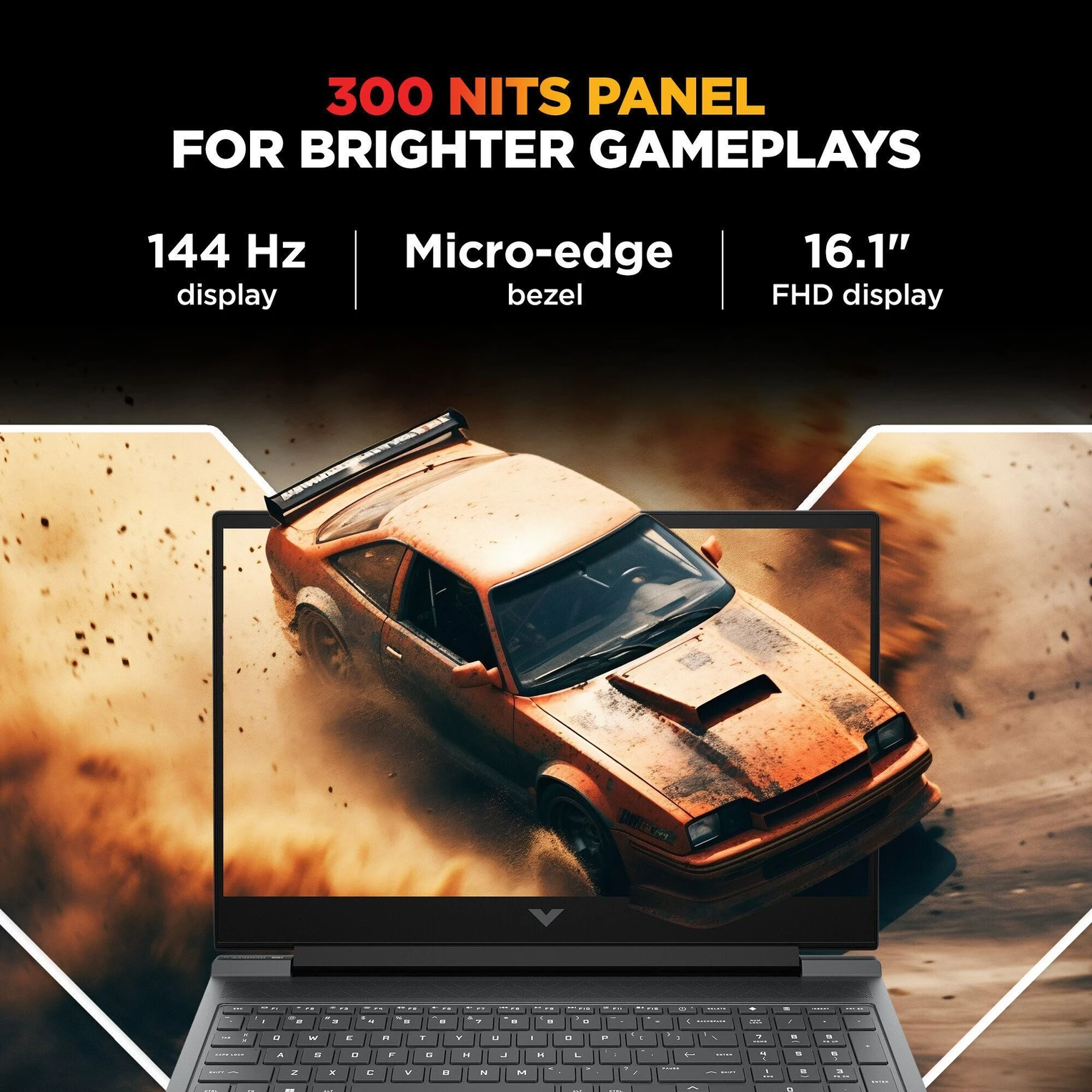 HP Victus Intel Core i5 14th Gen 14450HX - (24 GB/512 GB SSD/Windows 11 Home/6 GB Graphics/NVIDIA GeForce RTX 4050) 15-fa2382TX Gaming Laptop (15.6 Inch, Mica Silver, 2.31 Kg, With MS Office) - Image 2