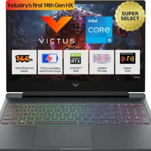 HP Victus Intel Core i5 14th Gen 14450HX - (24 GB/512 GB SSD/Windows 11 Home/6 GB Graphics/NVIDIA GeForce RTX 4050) 15-fa2382TX Gaming Laptop (15.6 Inch, Mica Silver, 2.31 Kg, With MS Office)